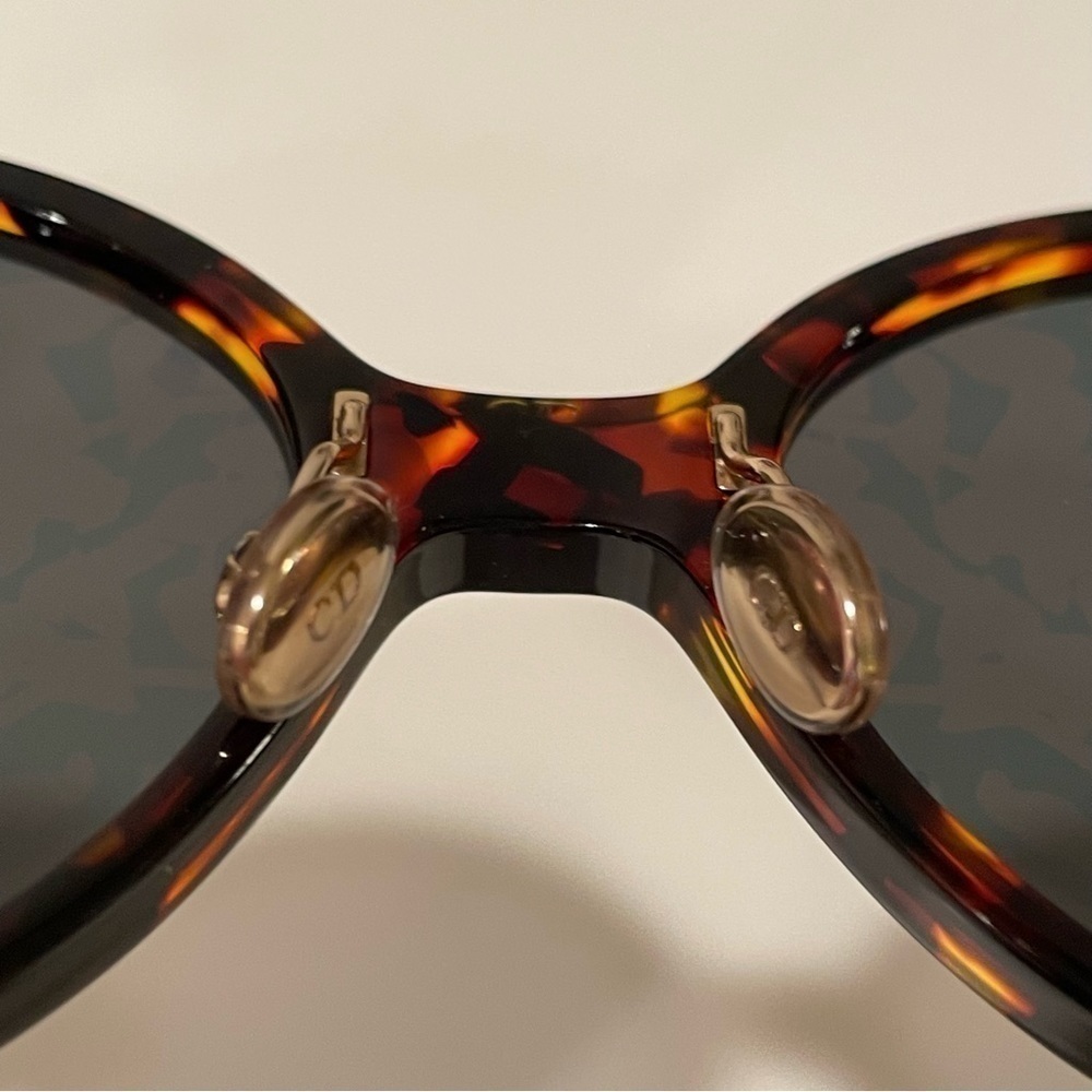 Christian Dior Umbrage Havana Brown Gold Sunglasses - Picture 7 of 13